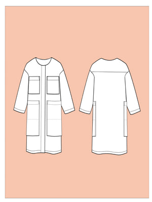 Assembly Line Lab Coat Sewing Pattern