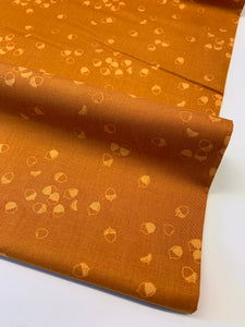 Figo Fabrics Lucky Charms Acorns in Rust