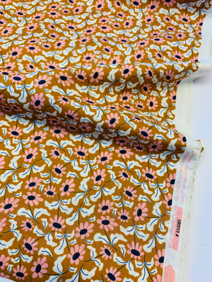 Felicity Fabrics: Honey Blossom in Navy Jo