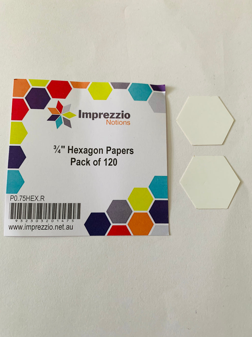 Imprezzio 3/4” hexagon papers