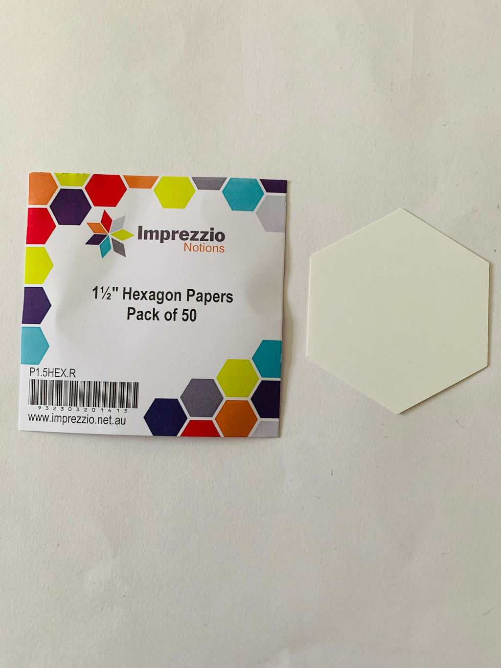 Imprezzio 1 1/2” hexagon papers