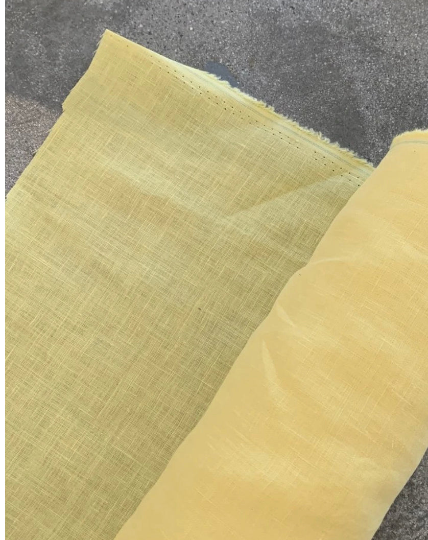 Mid Weight Linen: Lemon