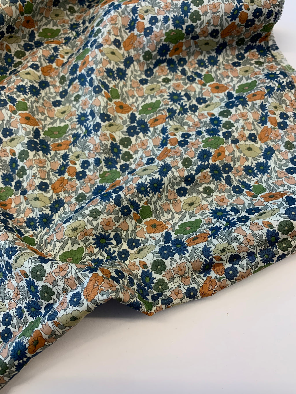 Liberty Fabrics Tana cotton lawn: Poppy Forest/ Autumn