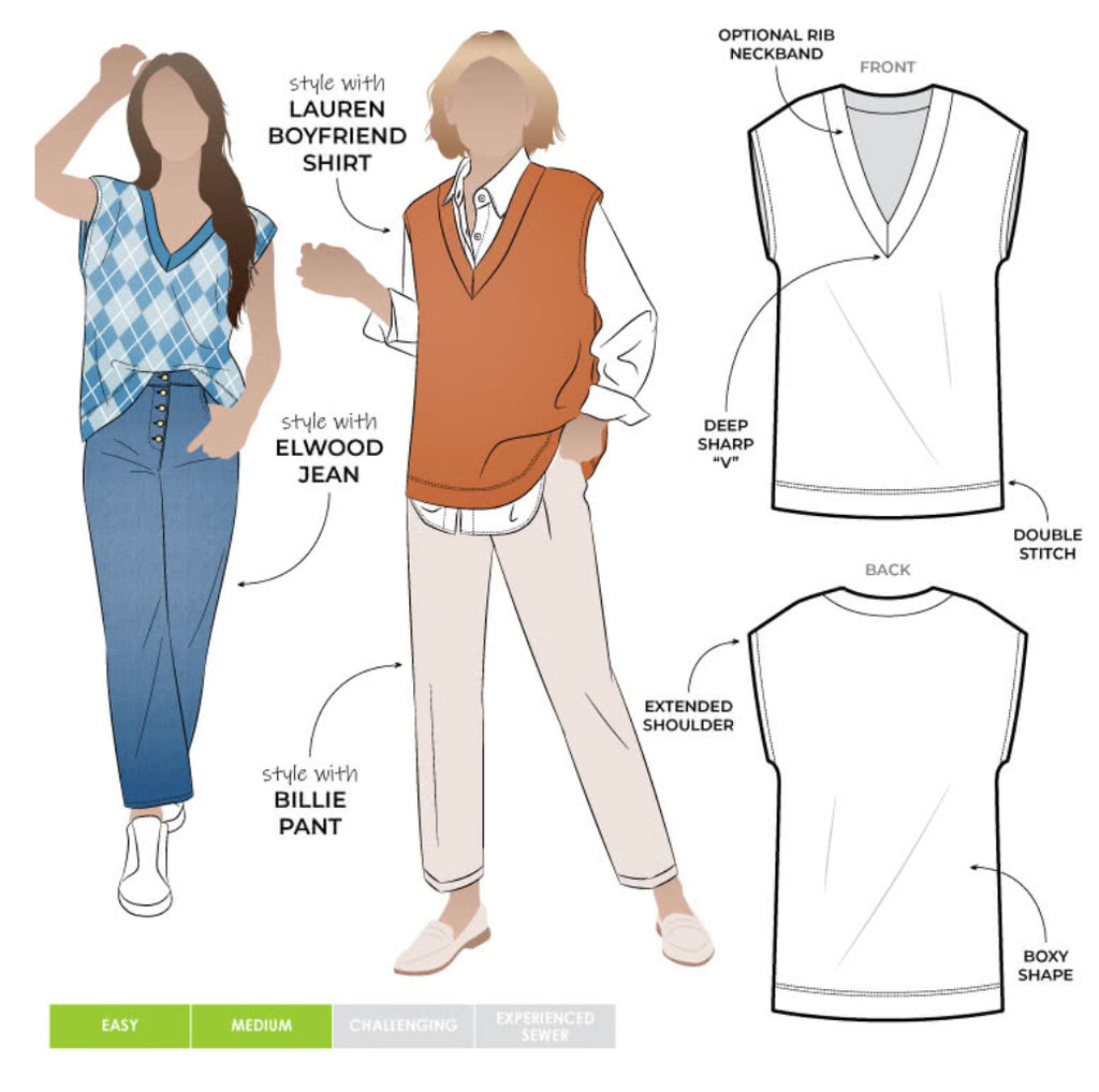 SALE   Style Arc: Keith Knit Vest