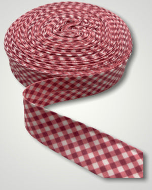 The Selvedge Society cotton bias binding: CLASSIC CHECK