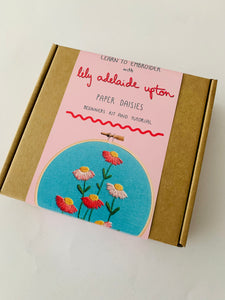 Lily Upton Paper Daisies Mini Embroidery Kit