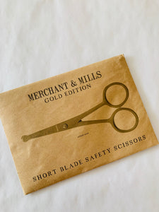Merchant and Mills Gold Edition Short Blade Safety Scissors