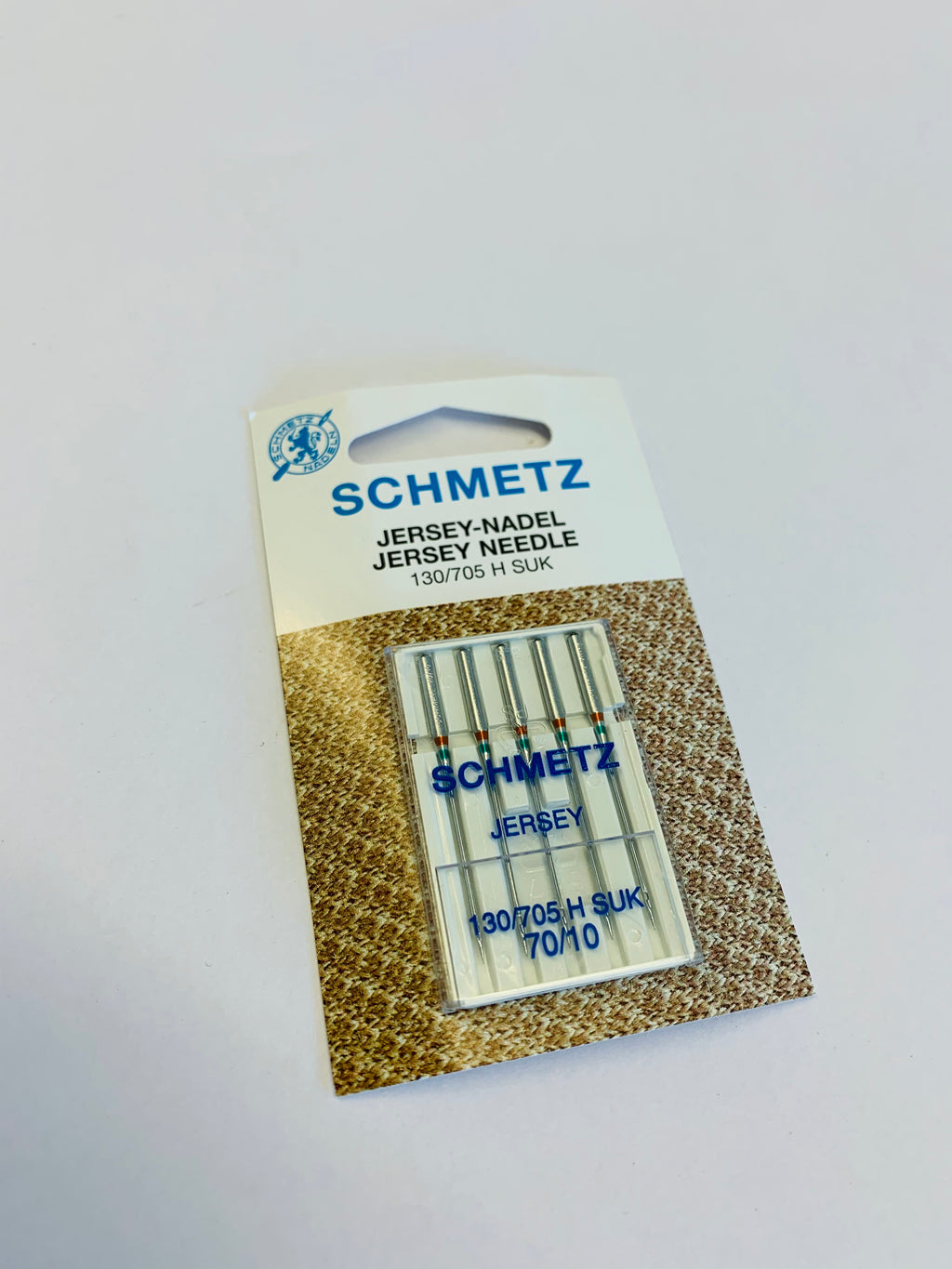 Schmetz jersey needle: 70/10