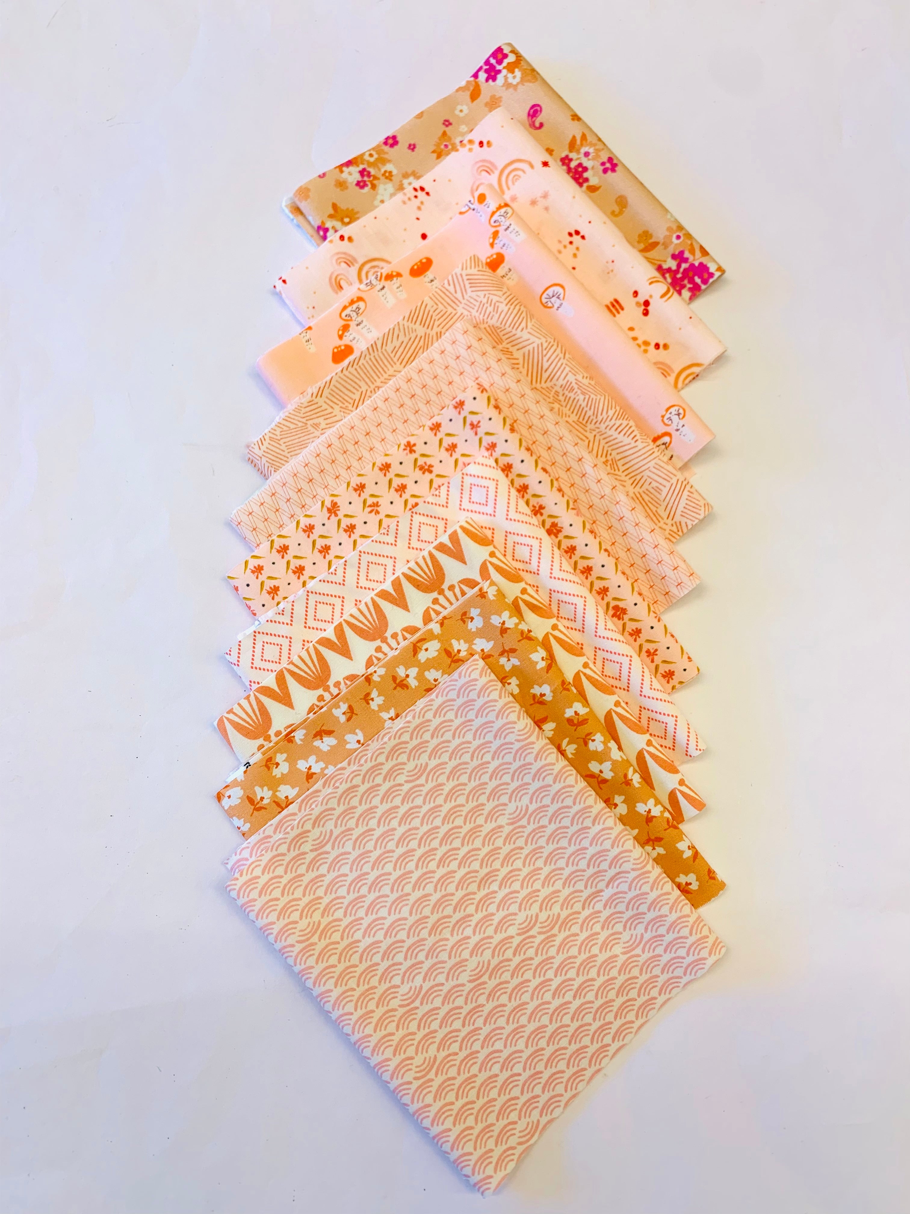 Peachy Keen fabric bundle