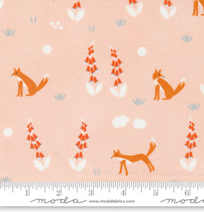 Meander/ Foxes in Blush by Moda