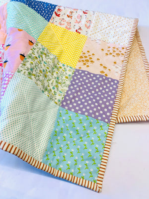 The Selvedge Society Baby Quilt: Scrappy Squares