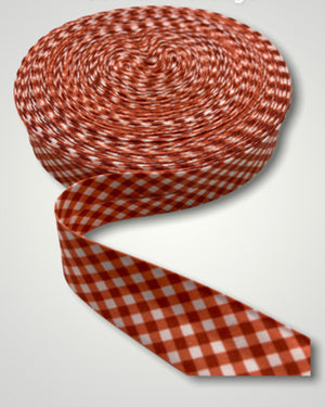 The Selvedge Society cotton bias binding: CLASSIC CHECK