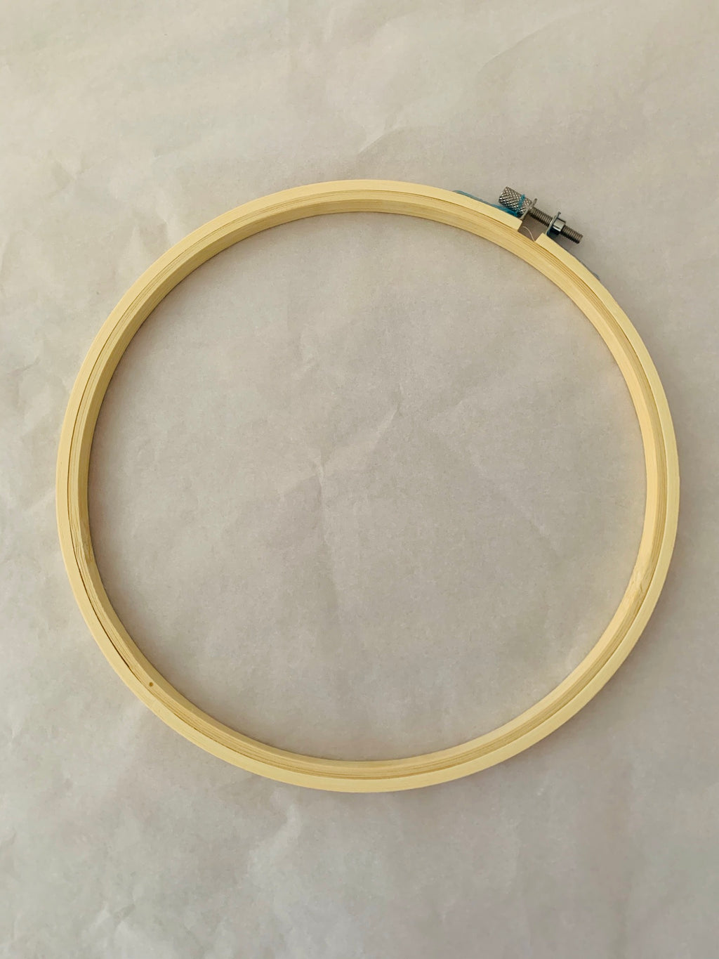 XL bamboo embroidery hoop 10”