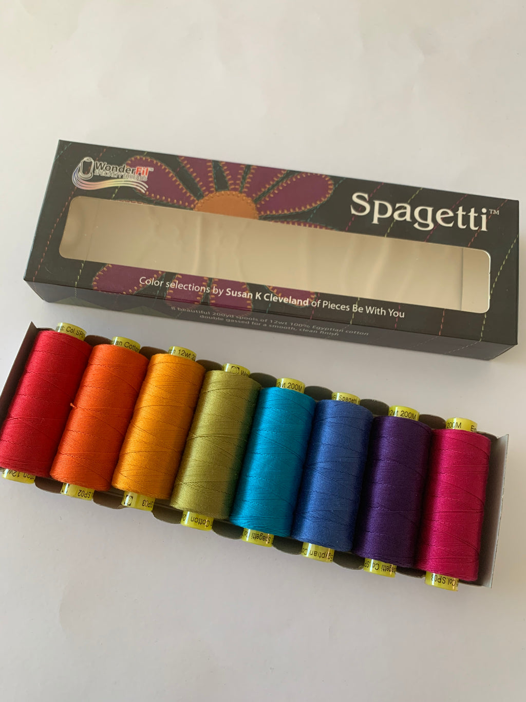 Wonderfil/ Spagetti hand quilting thread: Brights