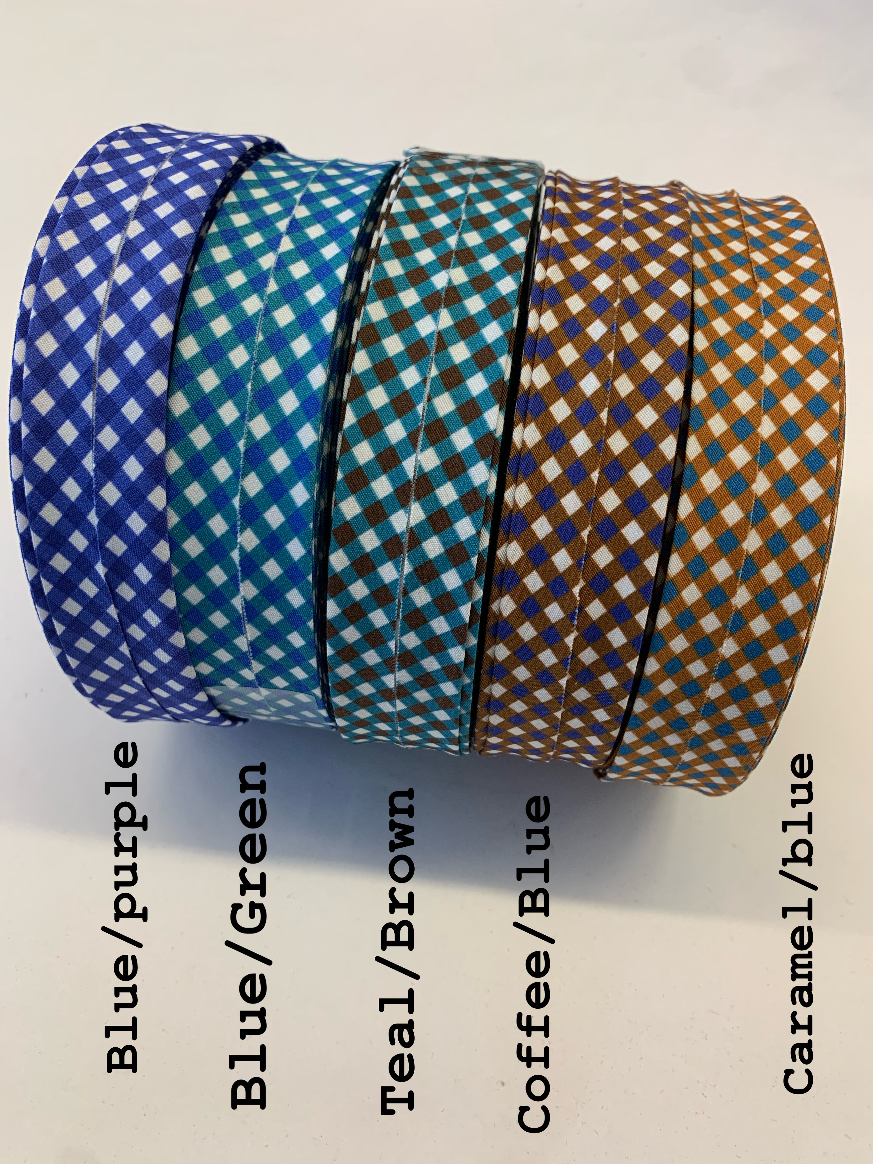 Fabric Journey Cotton Bias Binding/ Blues