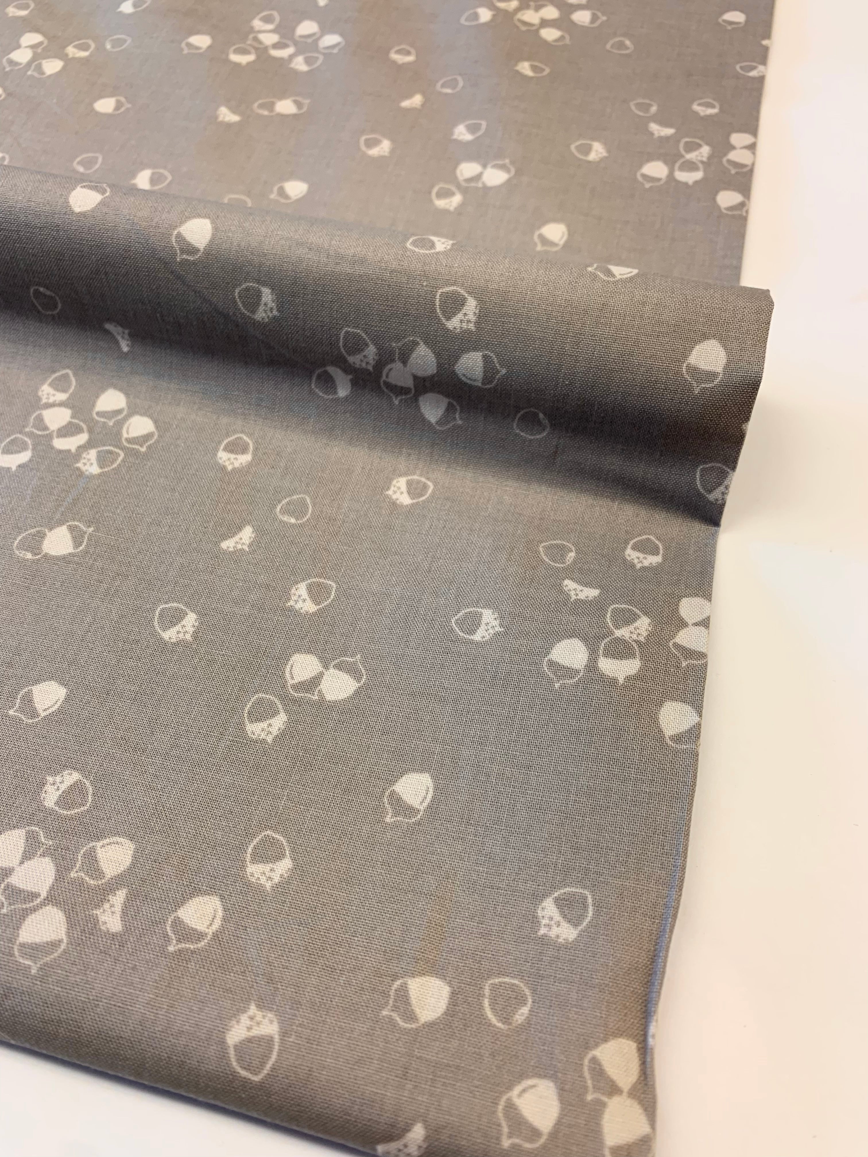 Figo Fabrics Lucky Charms Acorns in Taupe