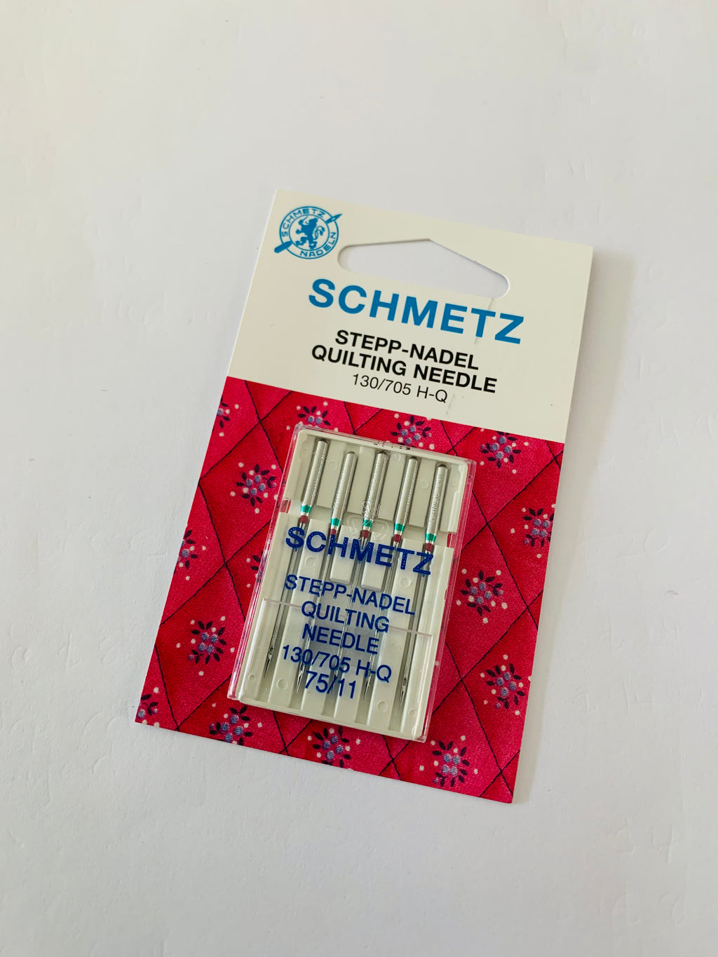 Schmetz quilting needle: 75/11