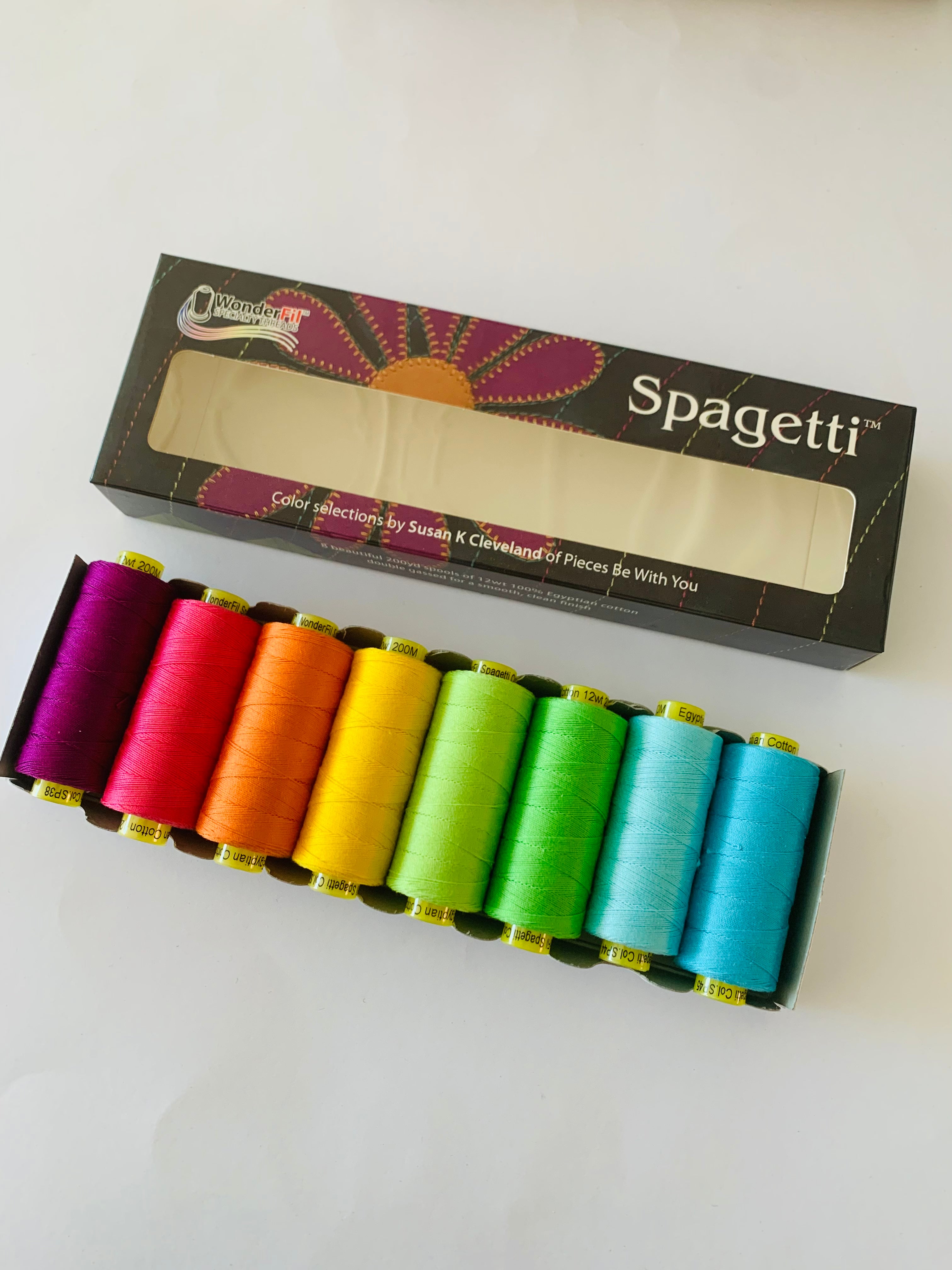 Wonderfil/ Spagetti hand quilting thread: Tropics