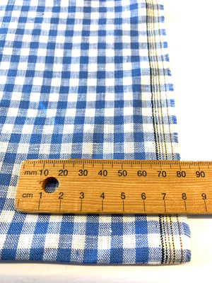 CORNFLOWER Mini linen check