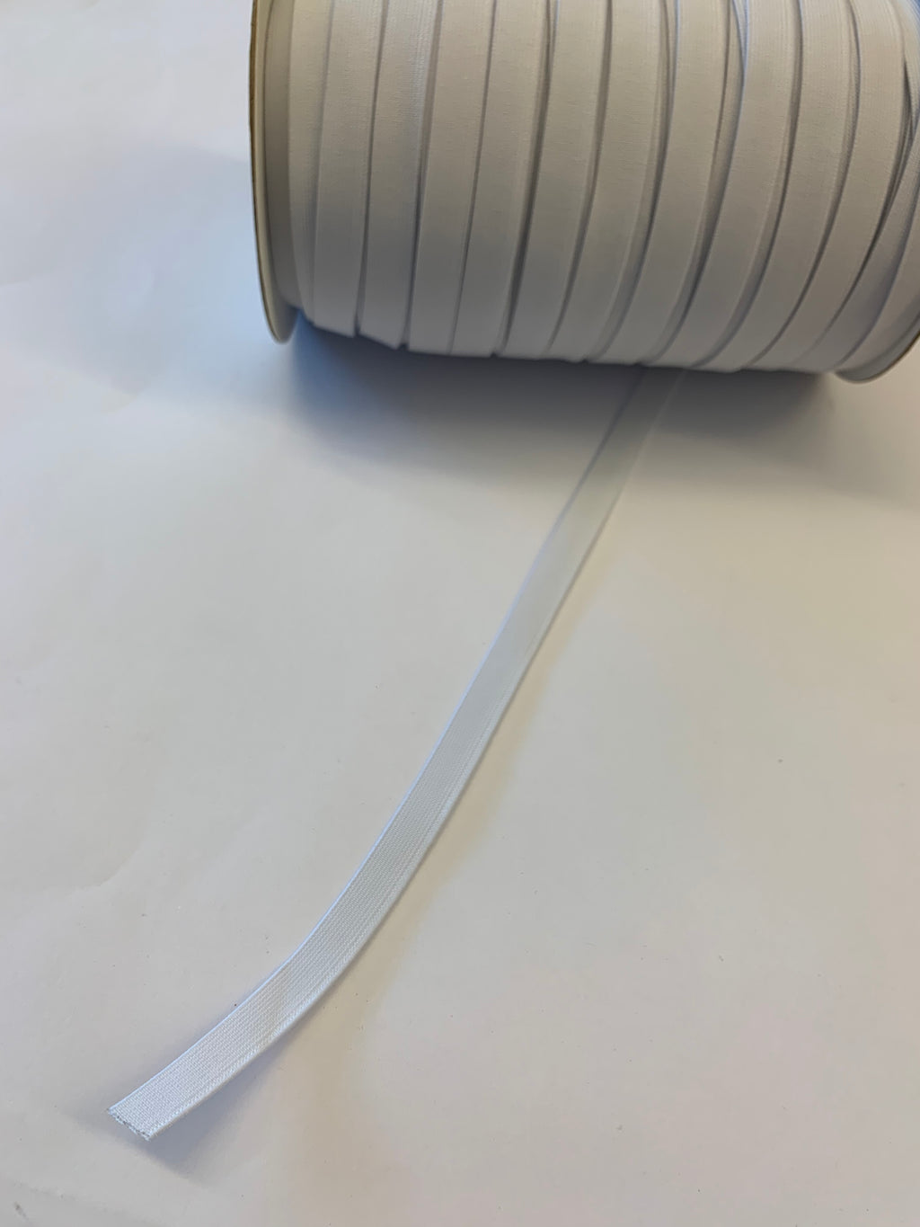 12mm elastic in white
