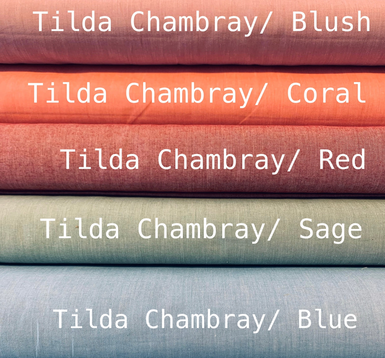 Tilda Chambray: Red