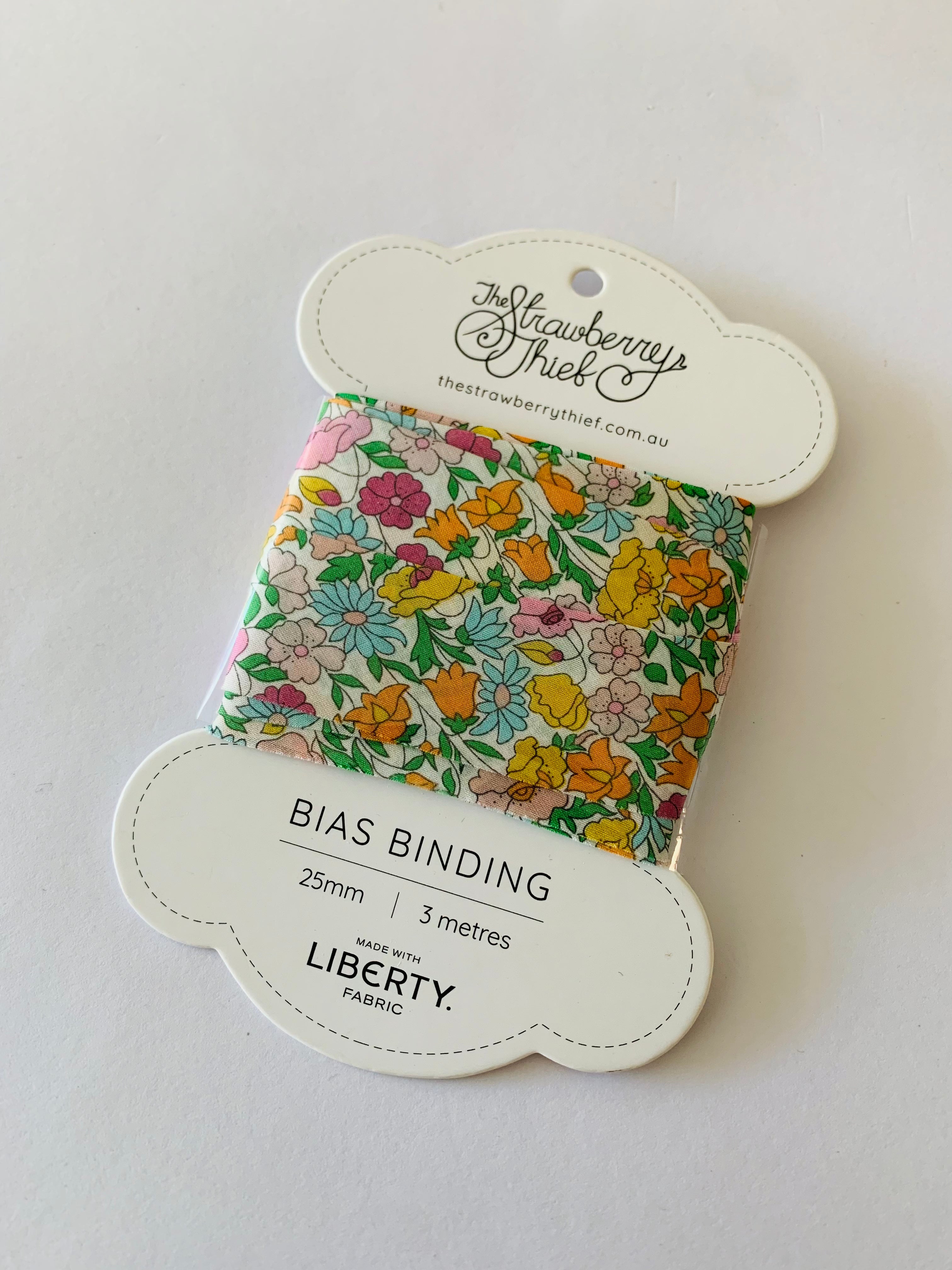 Strawberry Thief: Pre-packed Liberty Bias Binding