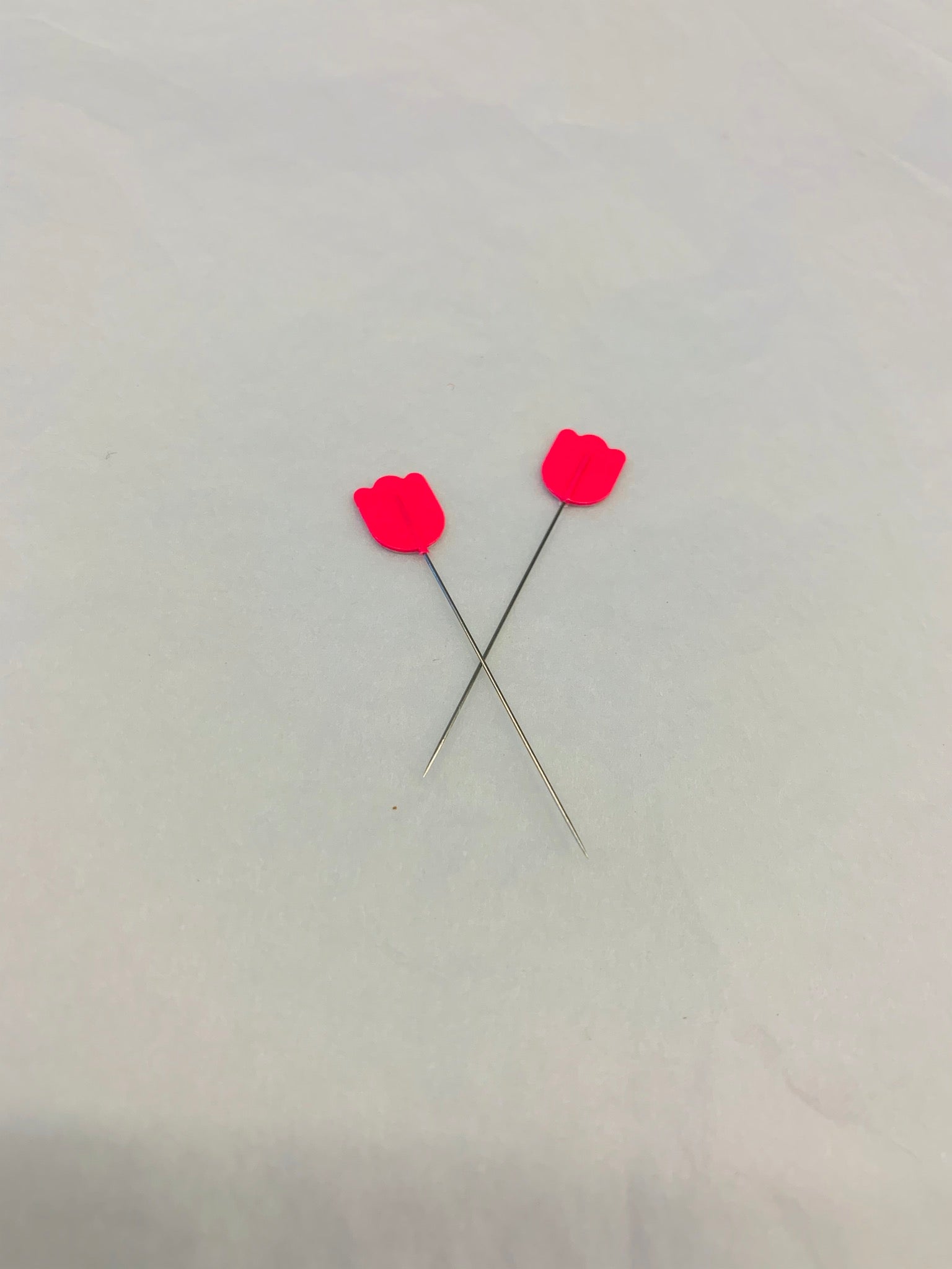 Hiroshima Needle Tulip Head Pins Thin: Pink