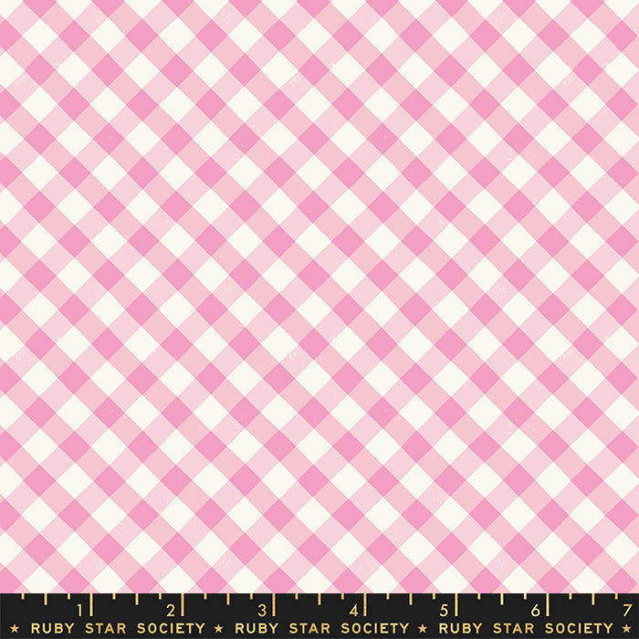 Ruby Star Society Food Group/ Painted Gingham in Orchid