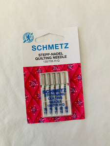 Schmetz quilting needle: 75/11-90/14