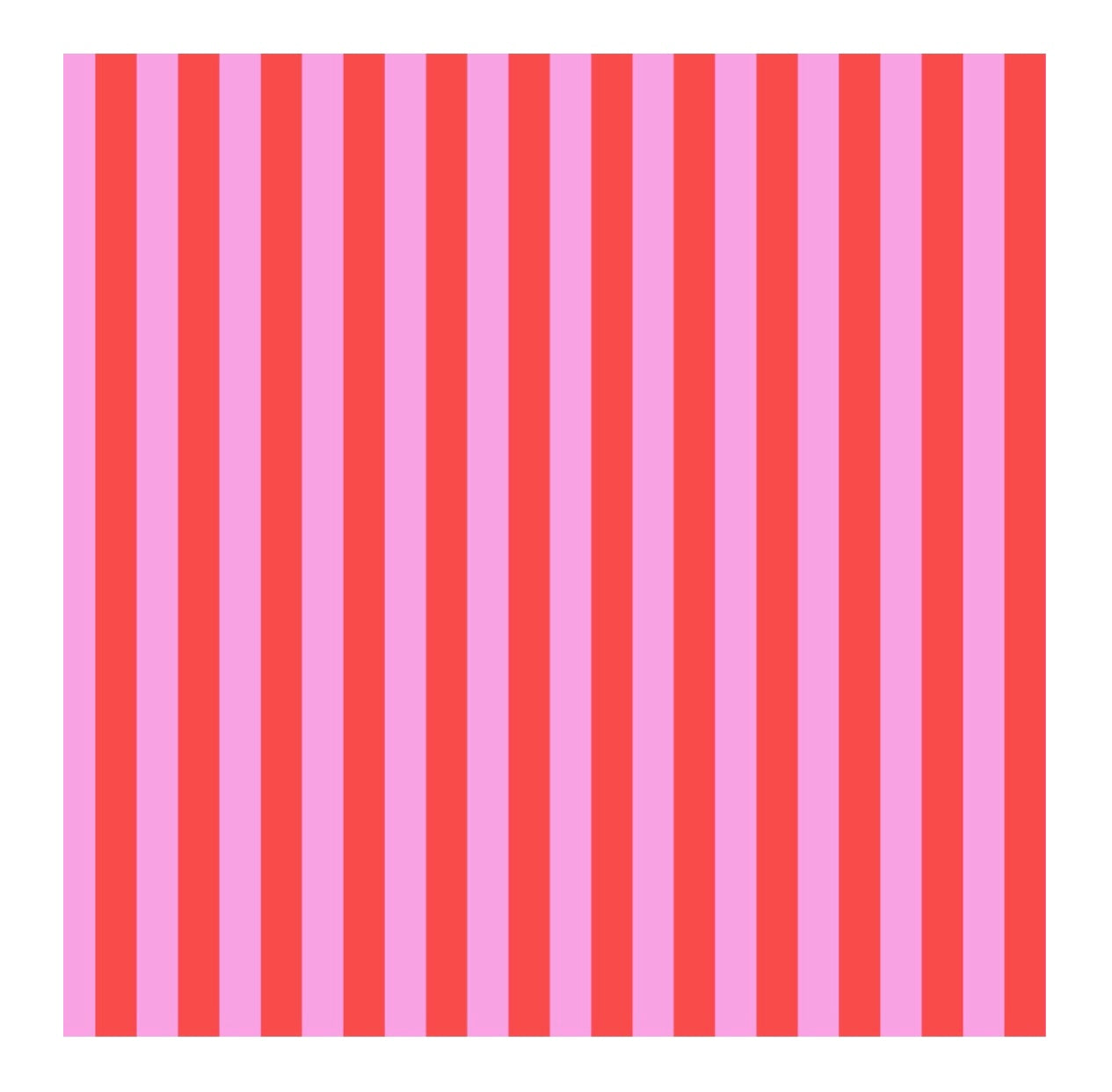 Tula Pink Tent Stripe: Poppy