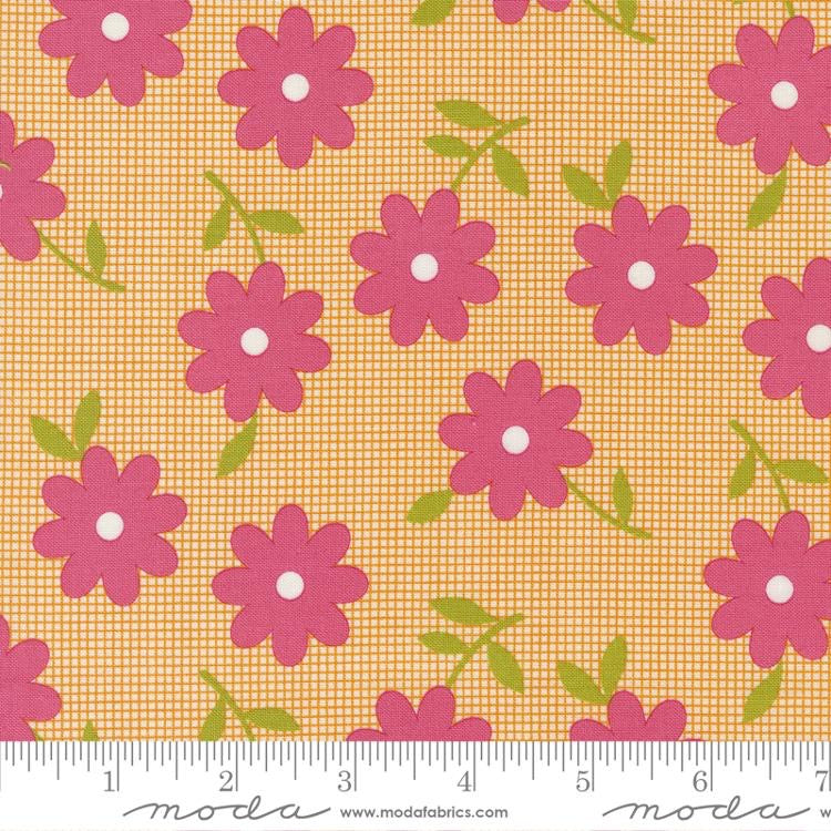 Flower Power/ Clementine Check by Maureen McCormick