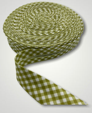 The Selvedge Society cotton bias binding: CLASSIC CHECK