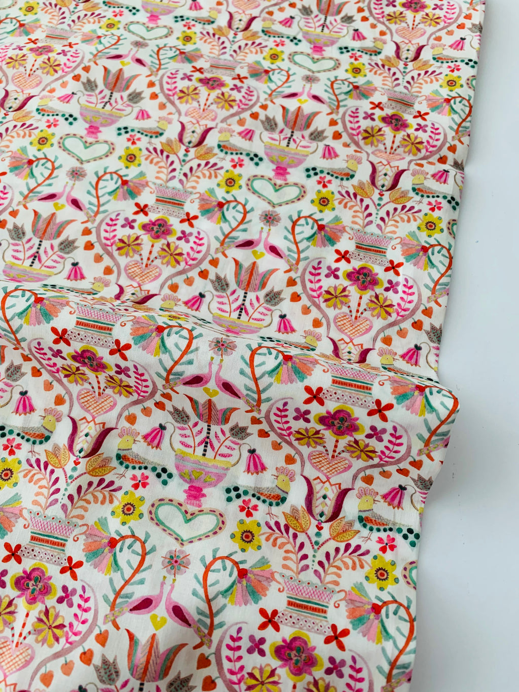 Liberty Fabrics Tana cotton lawn: Love Birds