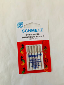 Schmetz embroidery needle: 90/14