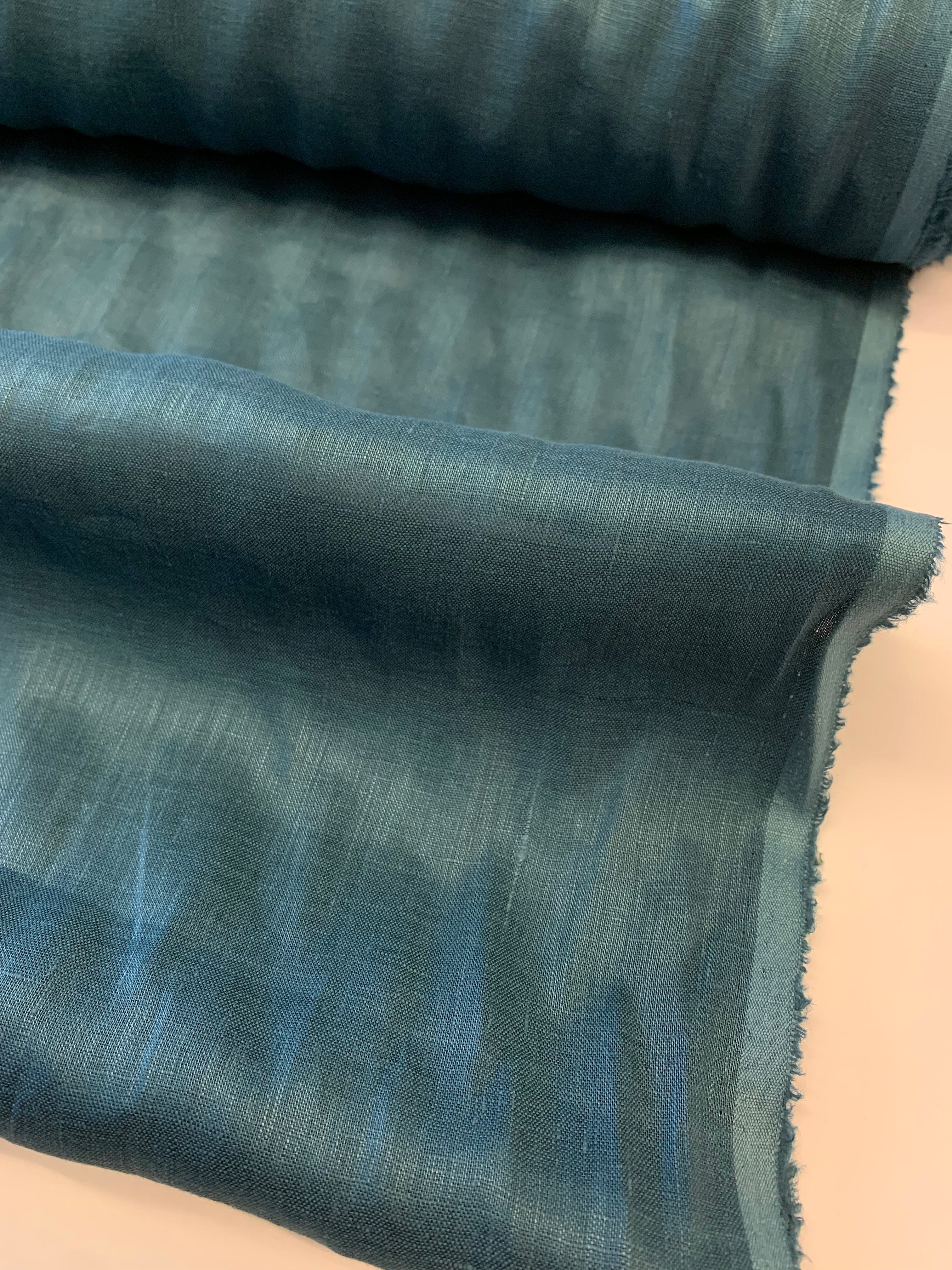 Light Weight Linen in Teal