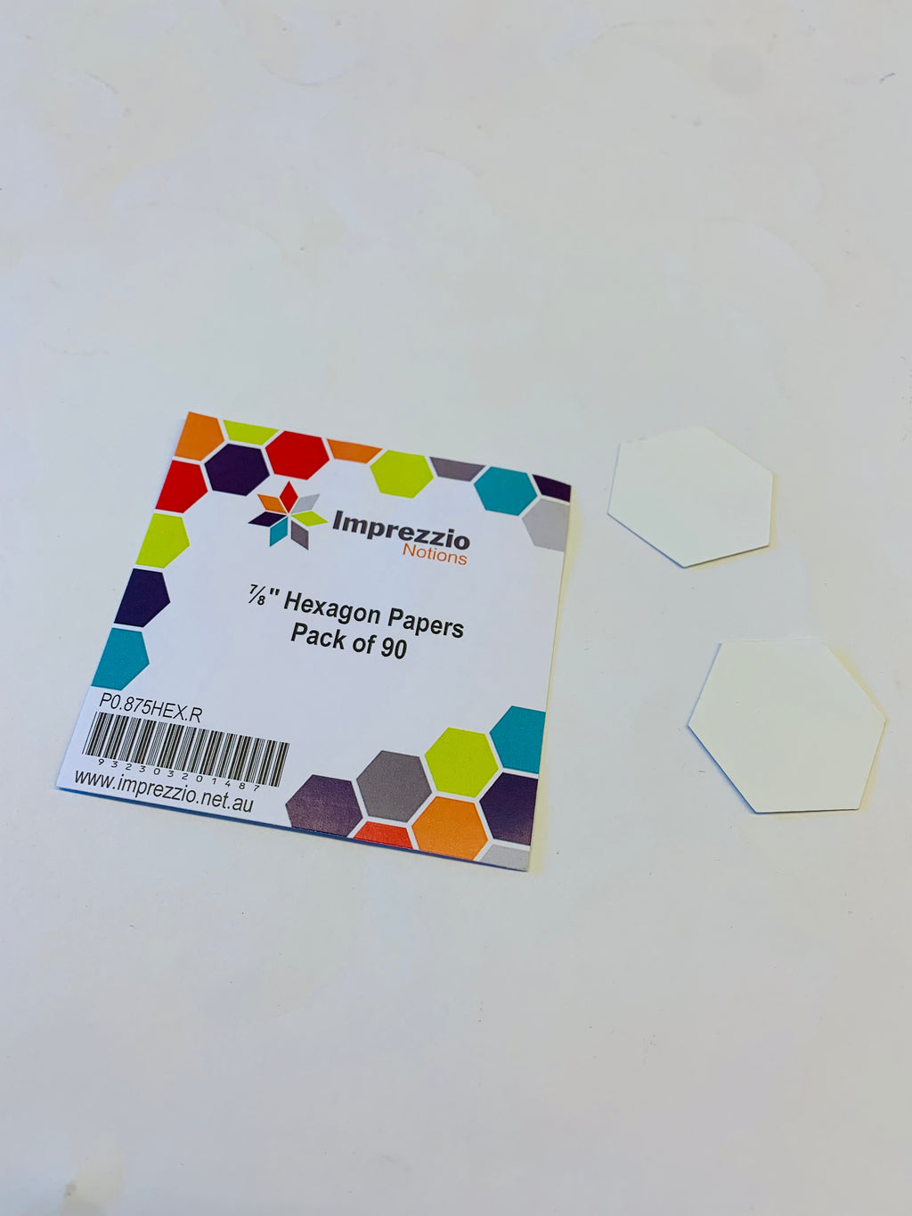 Imprezzio 7/8” hexagon papers