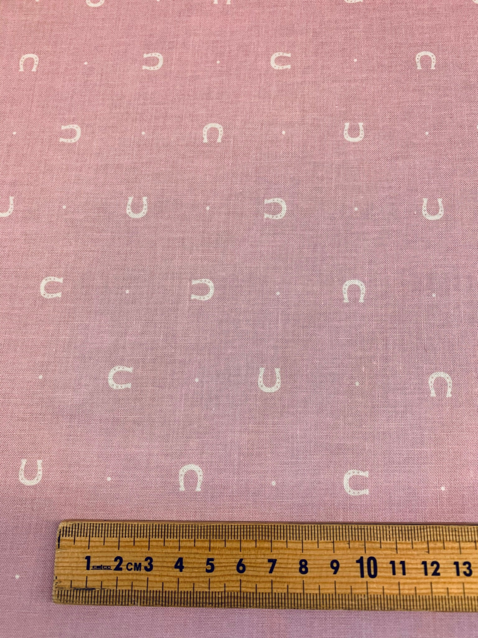 Figo Fabrics Lucky Charms Horseshoe in Lilac