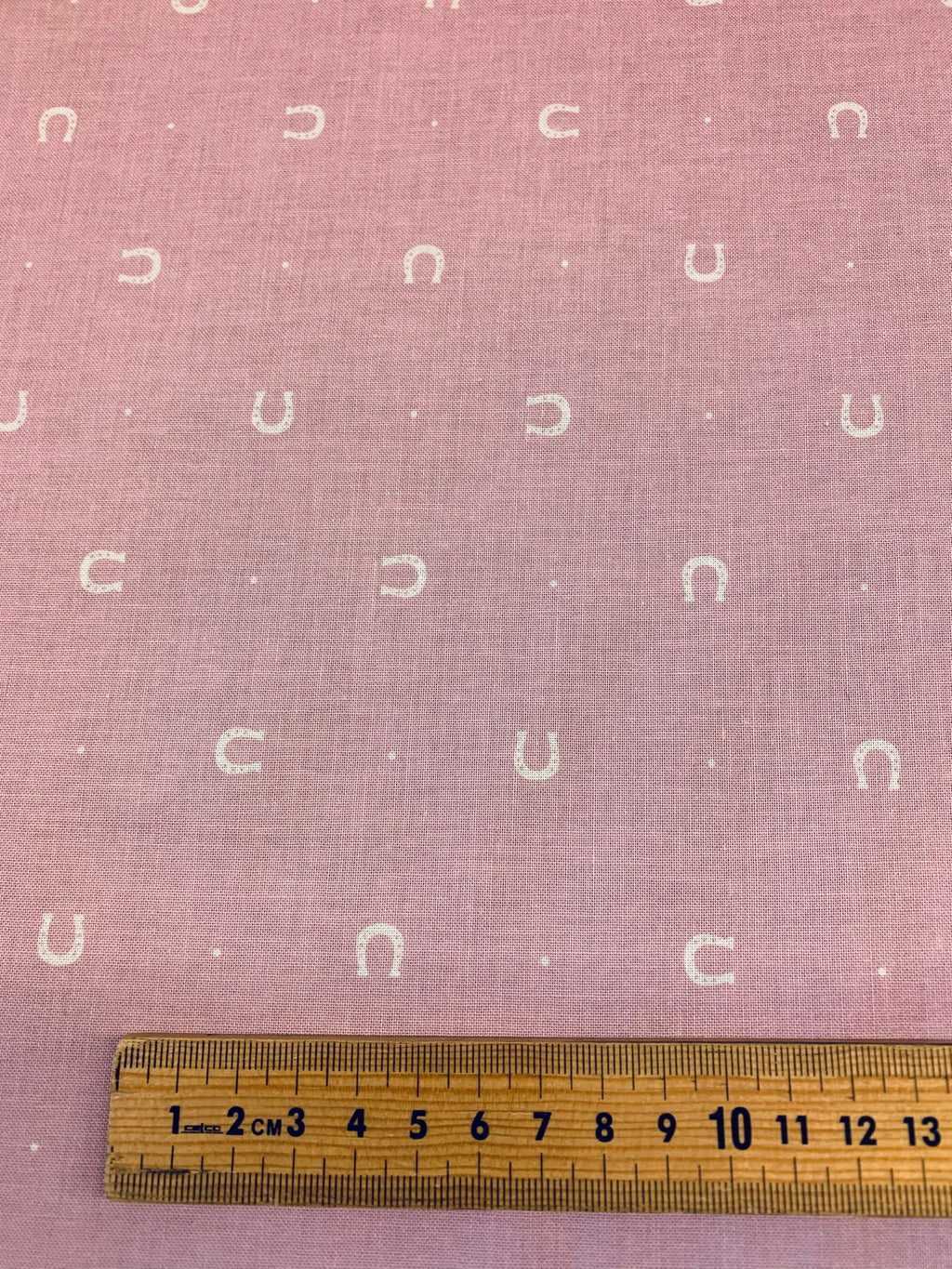 Figo Fabrics Lucky Charms Horseshoe in Lilac