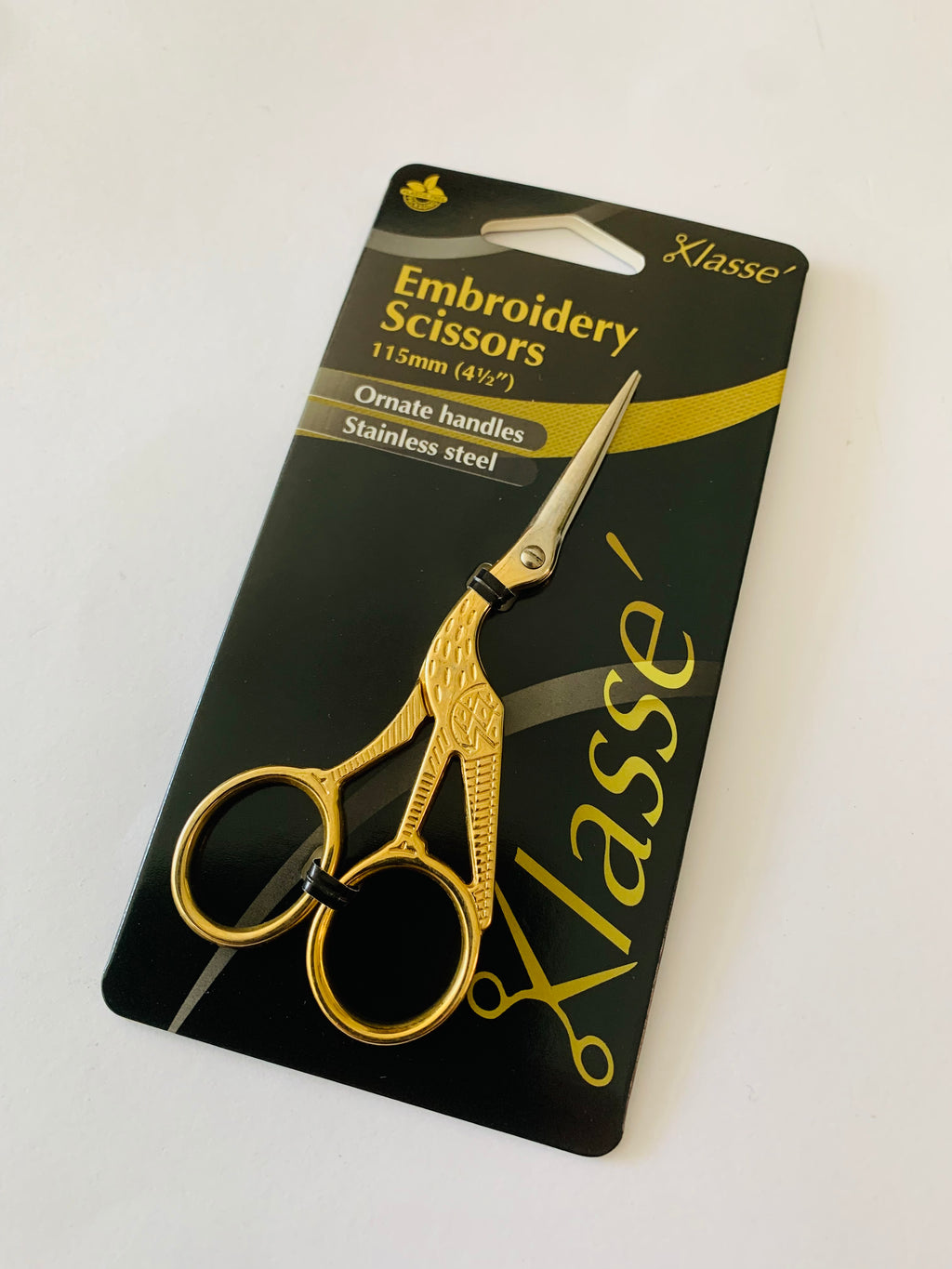 Klasse embroidery scissors: Crane