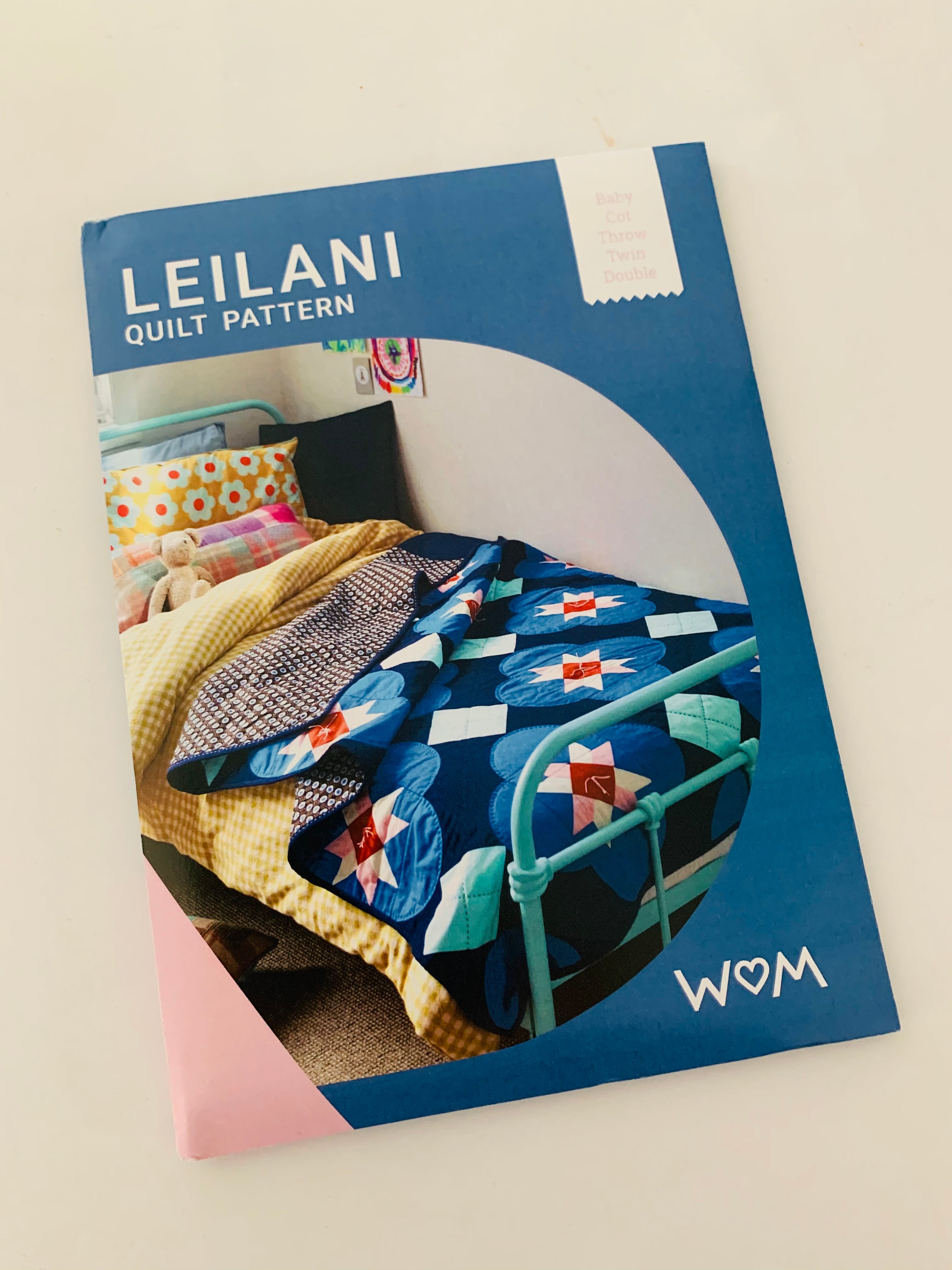 Wife Made: Leilani quilt pattern w/templates