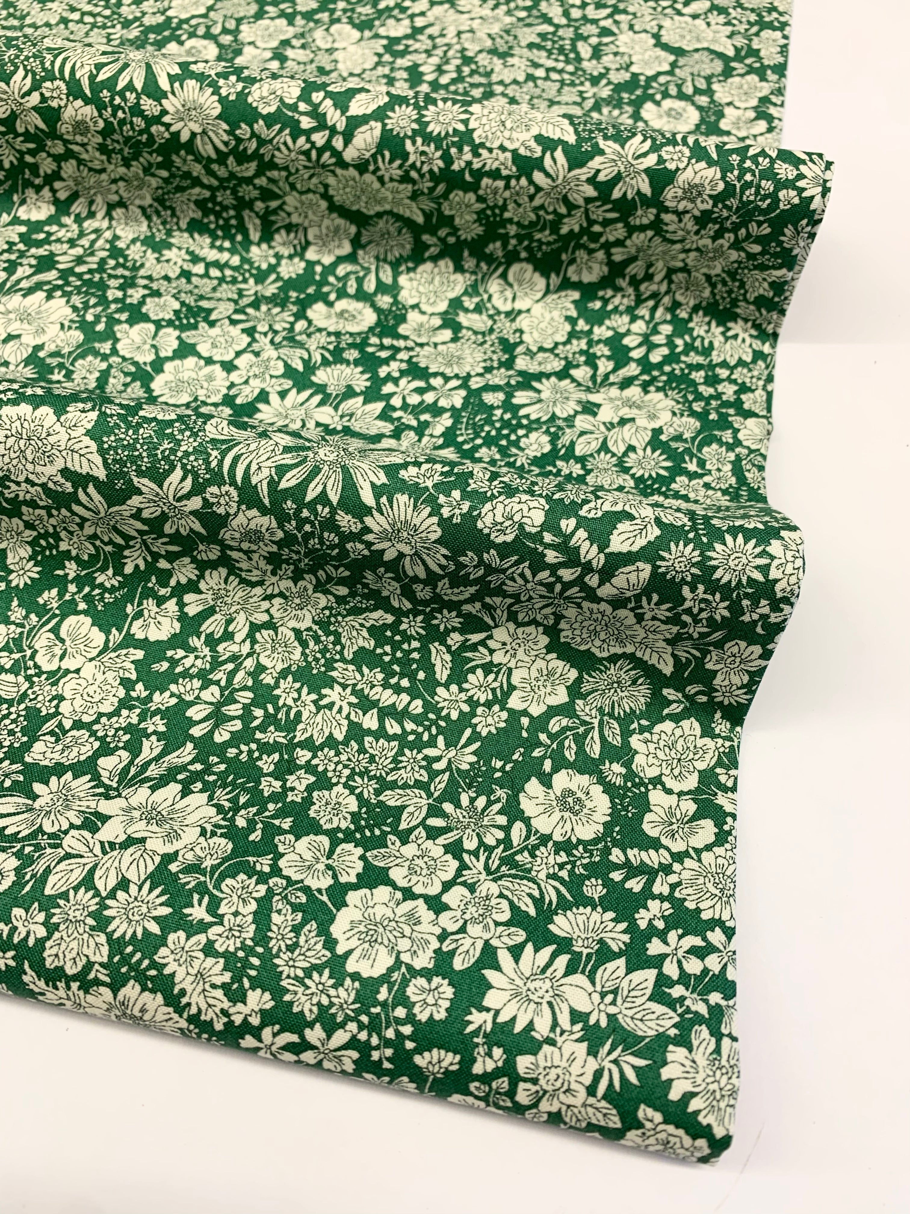 Liberty Cotton: The Emily Belle Collection/ Evergreen