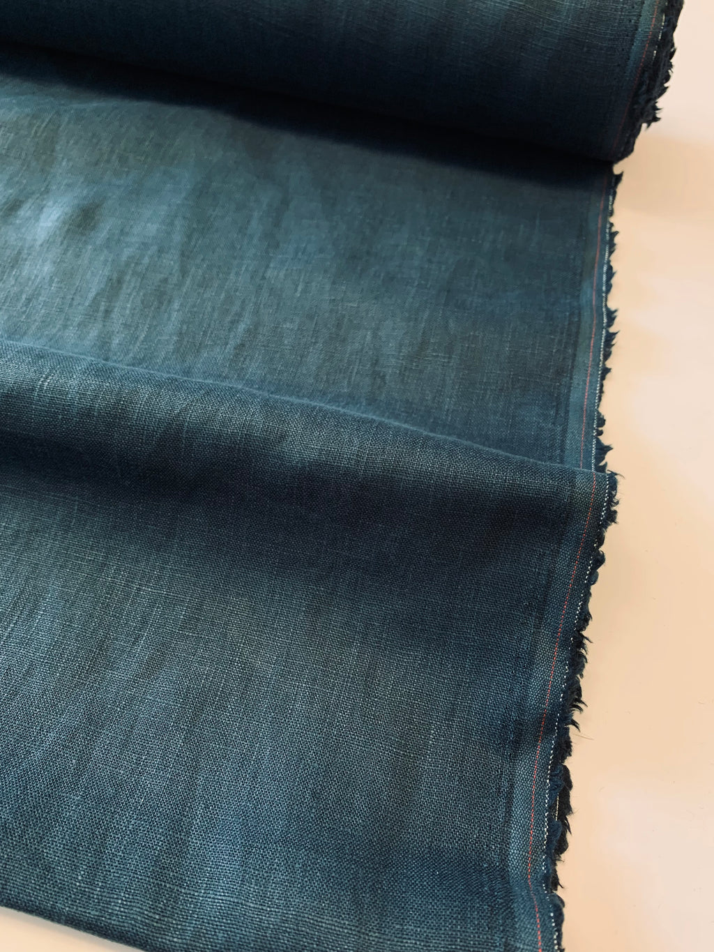 Heavy Weight Linen: Sapphire