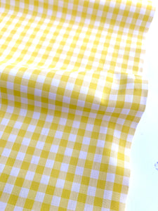 Gingham check: Buttercup
