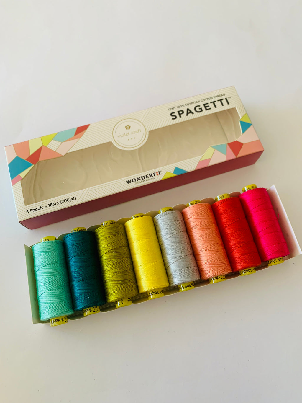 Wonderfil/ Spagetti hand quilting thread: Violet Craft
