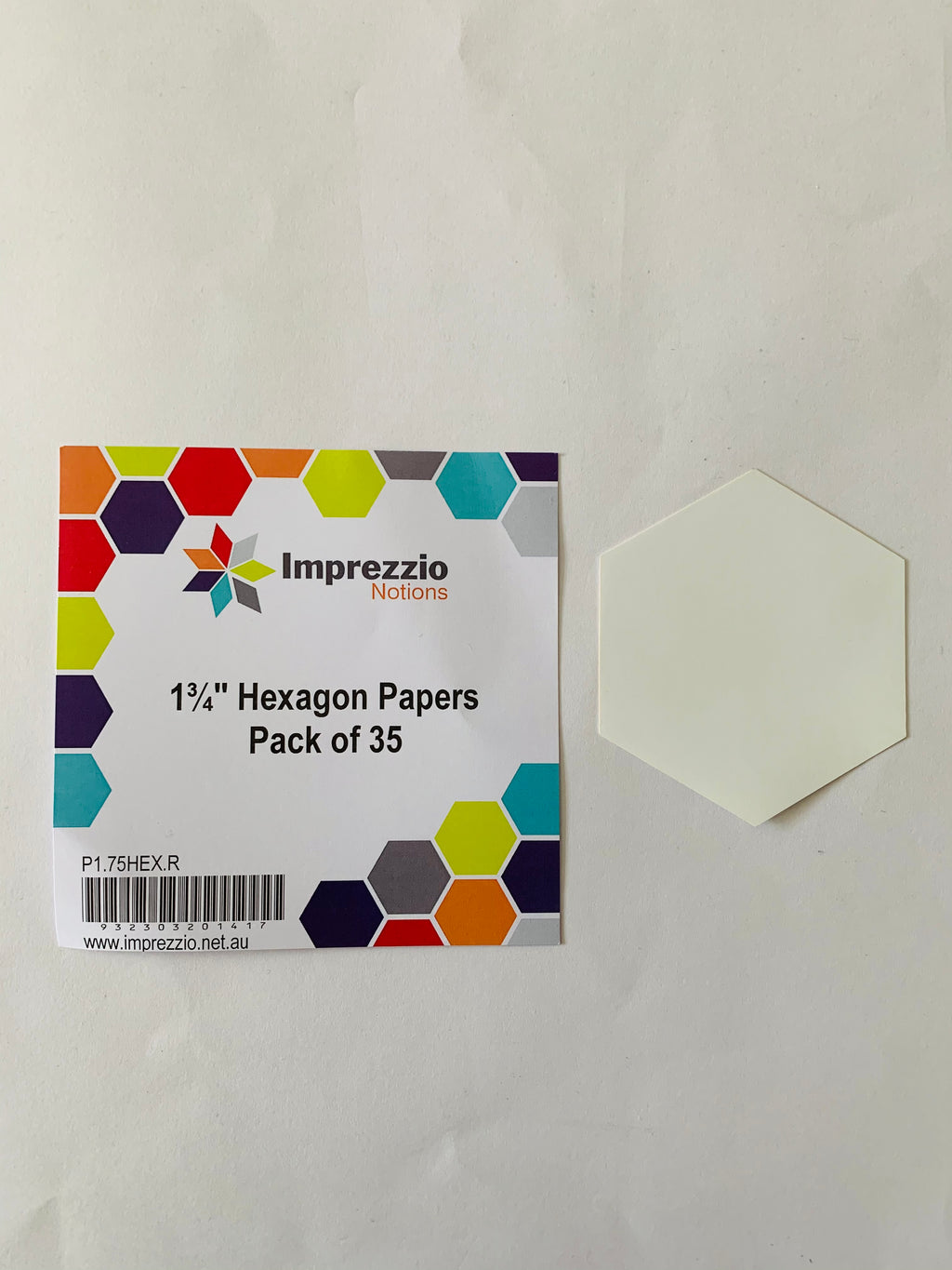Imprezzio 1 3/4” hexagon papers