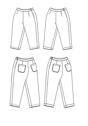 Merchant & Mills Eve Trouser Paper Sewing Pattern: 6-18