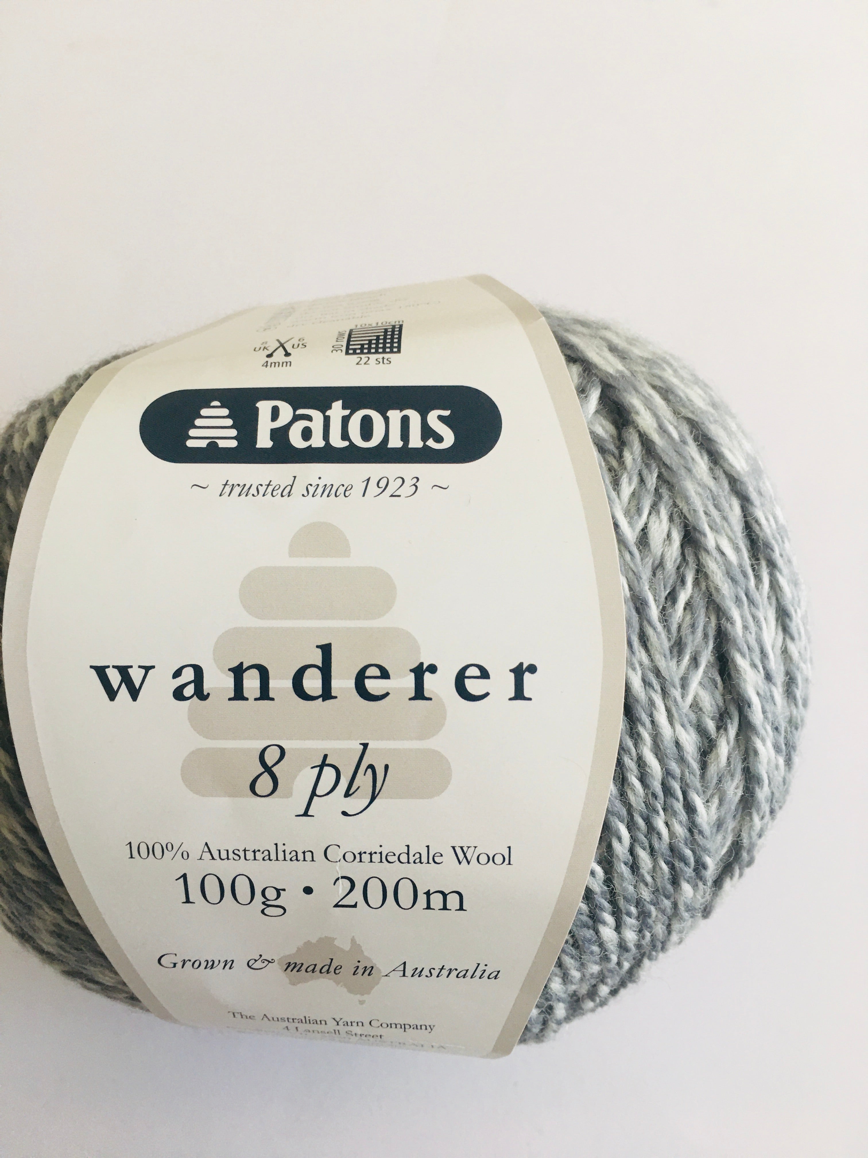 Wanderer 8 Ply Grey Gully Col 4203