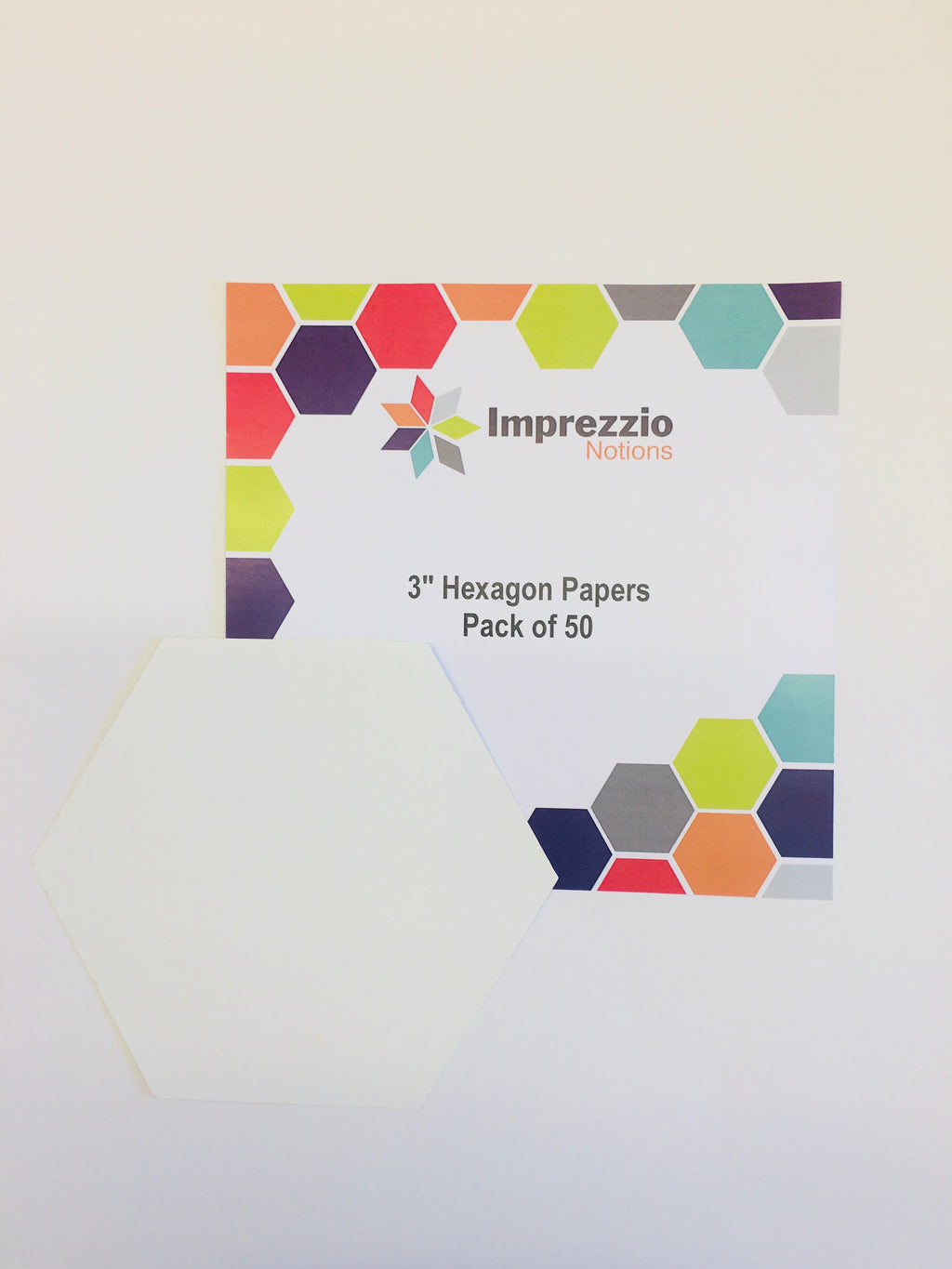 Imprezzio 3” hexagon papers bulk bag