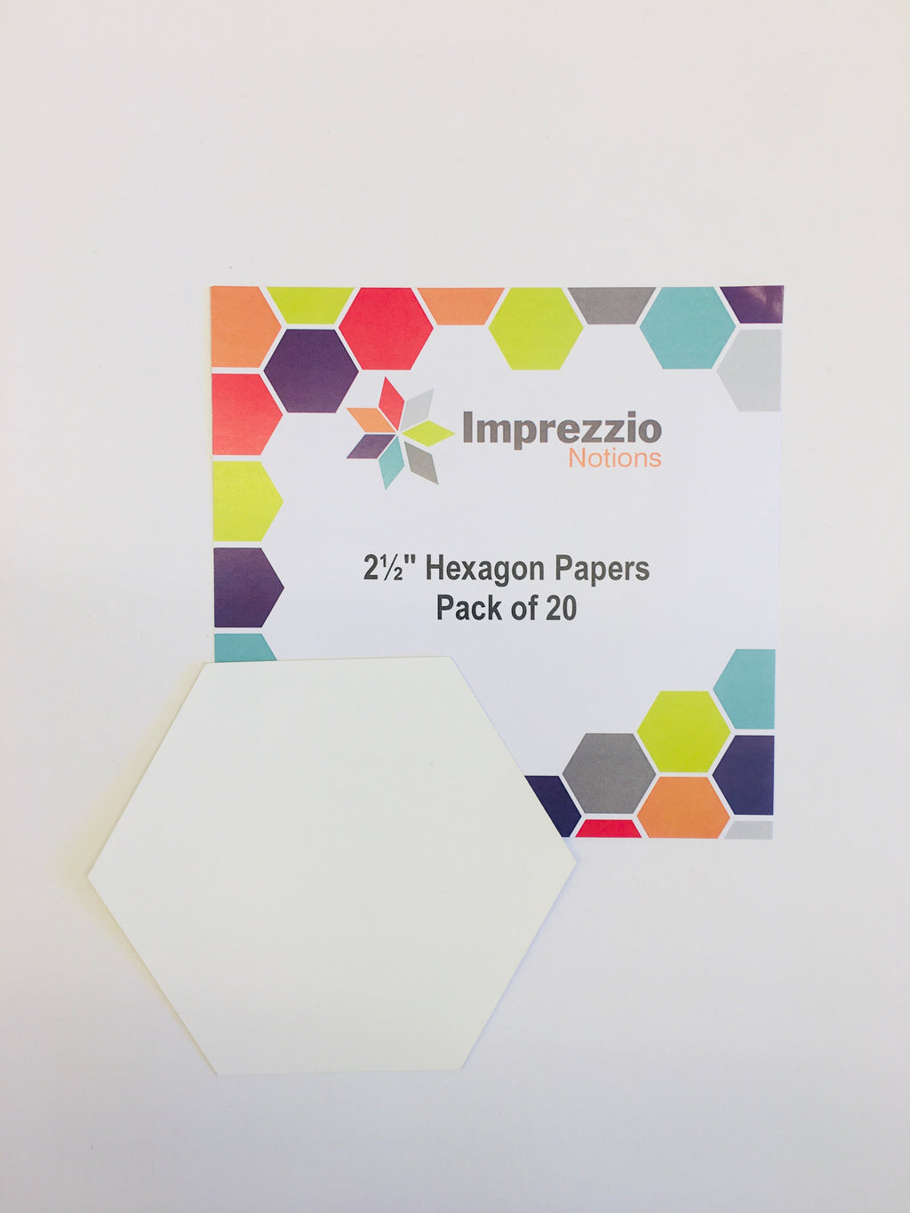 Imprezzio 2 1/2” hexagon papers