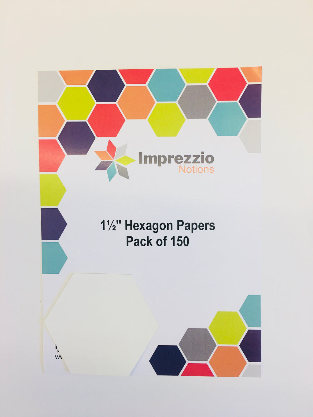 Imprezzio 1 1/2” hexagon papers bulk bag